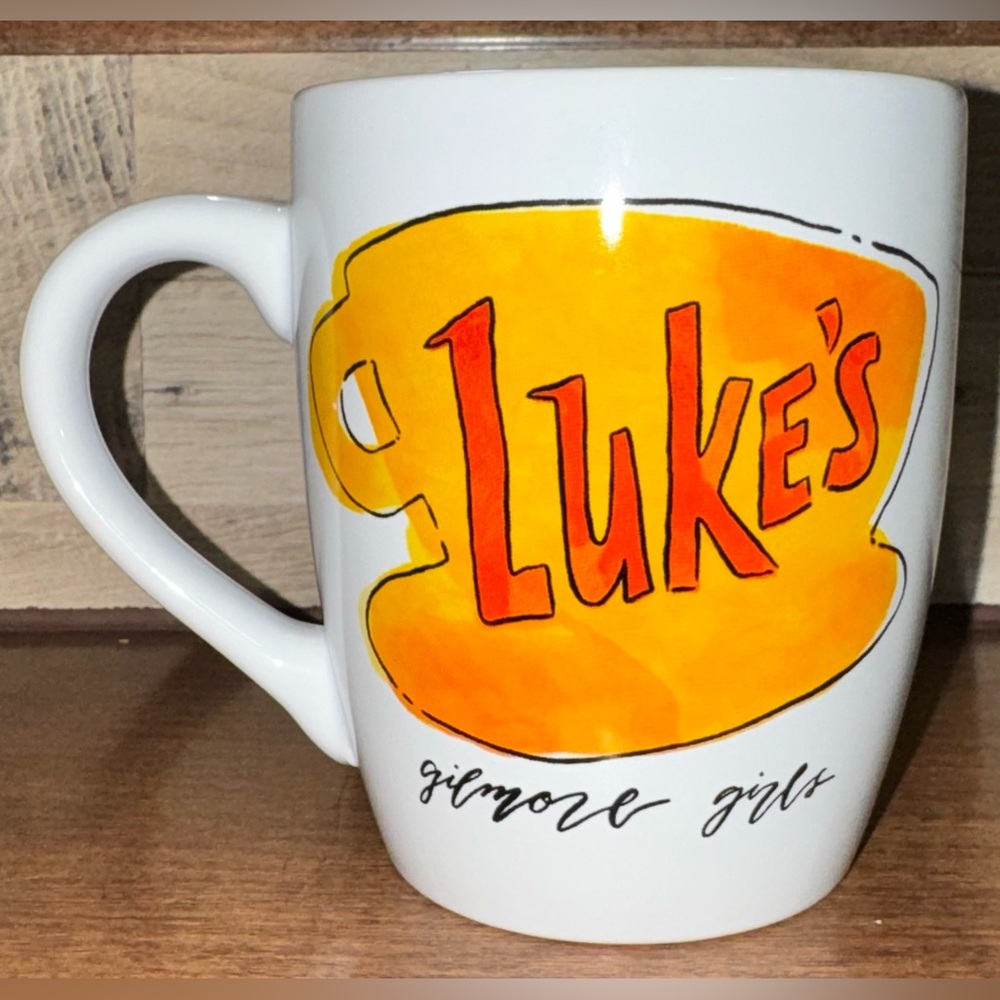 Cute 🥰 Gilmore Girls Luke's Oversized Mug 25 Oz Diner Stars Hollow Lorelai Rory